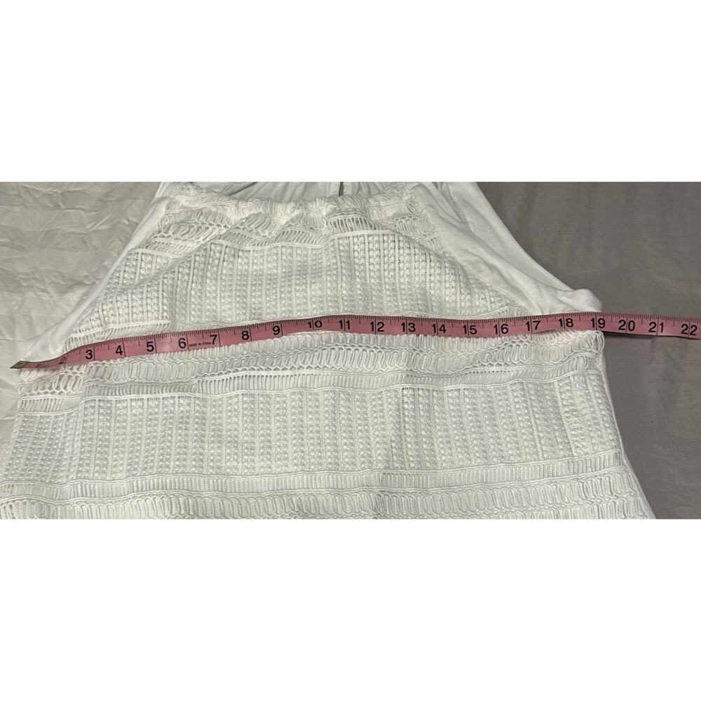 Calvin Klein Women's Sleeveless White Shirt Fully Lined Size Medium - Picture 5 of 10